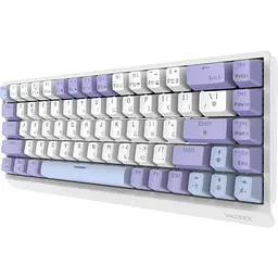 Клавіатура Ajazz x NacodeX NK68 V2 Red Switch Purple/White/Blue (NK68-V2-R-PWB) [175700] - мініатюра 4