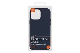 Чохол 2Е Basic для iPhone 14 Pro Max, Liquid Silicone, синій темний 2E teh0019430 - мініатюра 3
