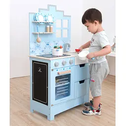 Ігровий набір New Classic Toys Кухня Delft, блакитний (11069) - мініатюра 6