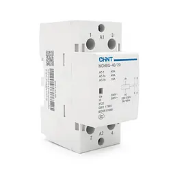 Контактор CHINT NCH8-40/20 220V,40А, 7.5kW, 2NO, на DIN-рейку, 85*65,5*36мм