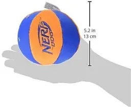 Іграшка для собак Nerf Dog Trackshot Ball з інтерактивною пищалкою і хрускотом - мініатюра 6