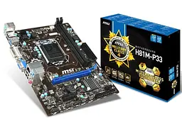 Материнська плата MSI H81M-E33 (H81M-E33) (Socket 1150, Intel H81, Micro-ATX) Б/в - мініатюра 5