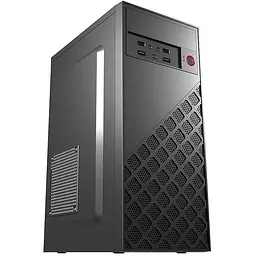 Корпус GTL XG07 чорний, без БЖ, Midi Tower, ATX / MicroATX / Mini ITX, 2xUSB 2.0, 2xUSB 3.0, CPU - 150мм/VGA - 330мм, 360x173x410