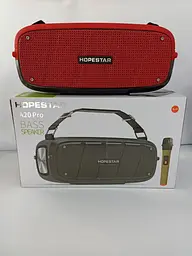 Rолонка Bluetooth Hopestar A20 55W бездротова акустика портативна червона - мініатюра 8
