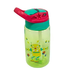 Пляшка дитяча для води Baby Bottle, 500 мл, салатова, поїльник із трубочкою, пластикова - мініатюра 6