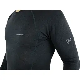 Термокофта Fahrenheit Power Grid Micro XXL/R Grey Melange - мініатюра 3