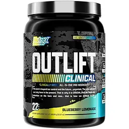 Передтренувальний комплекс Nutrex Research Outlift Clinical Blueberry Lemonade 639.91 г