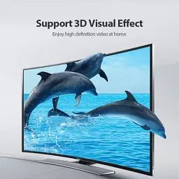Кабель мультимедійний HDMI M to HDMI M 3.0m 4K60Hz black Vention (AAIBI) - мініатюра 5