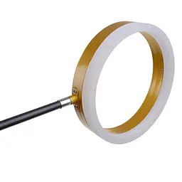 Світильник стельовий Brille підвісний BR-01 630C/4 LED 48W WW + NW + CW BK/G - мініатюра 4