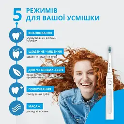 Електрична зубна щітка Pecham Travel PC-081 White - мініатюра 8