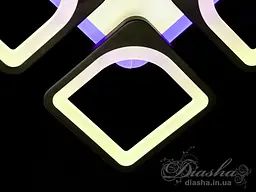 Люстри світлодіодні Diasha S8060/4BK LED 3color dimmer - мініатюра 3