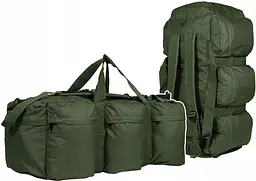 Тактичний рюкзак-сумка 2в1 Mil-Tec Combat Duffle Bag Tap 98л 85 x 34 x 29 см Олива 13846001