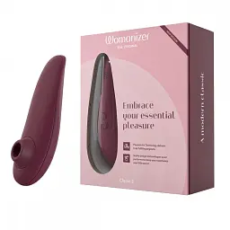 Лубрикант Womanizer Classic 2 + 50 мл- Інноваційний вакуумний стимулятор клітора, 14.8х4.8 см бордовий - мініатюра 27