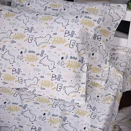 Постільна білизна MirSon 011 Dino Фланель 200x220 Євро (2200009654619) - мініатюра 3
