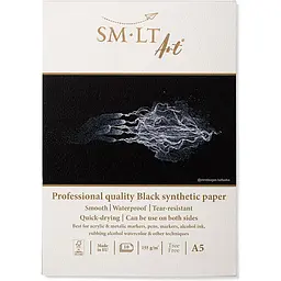 Склейка для спиртових чорнил SM-LT Art Pro Create А5 155 г/м² 10 аркушів чорний  