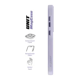 Чехол Samsung Galaxy S24 Plus 5G (SM-S926), Unit MagSafe, фиолетовый, прозрачный, магсейф, противоударный, магнитный, панель-накладка с поддержкой MagSafe, с поддержкой беспроводной зарядки, TPU+PC, защита всего корпуса, ударопрочный - мініатюра 3