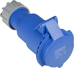 Розетка переносна P3 32А IP44 2P+PE UCombi АСКО-УКРЕМ (A0080010119) - мініатюра 3