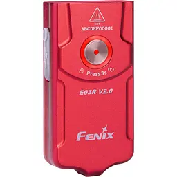 Кишеньковий ліхтар-брелок Fenix E03R V2.0 500лм (Червоний) - мініатюра 3