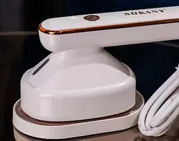 Дорожня міні праска Sokany SK-3071W відпарювач для прасування відпарювання одягу 1200 Вт Білий - мініатюра 3
