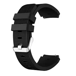 Чорний ремінець Plix для смарт-годинника Samsung Galaxy Watch 3 45mm SM-R840NZKASEK - чорний (WB957000) - мініатюра 2