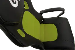 Геймерське крісло GT Racer чорне із зеленим (X-2640 Black/Green) - мініатюра 9