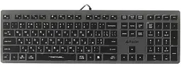 Клавіатура A4Tech Fstyler FX60 White Backlit USB Grey (FX60 USB (Grey) White backlit)