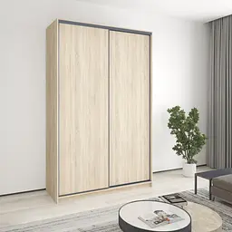 Шафа-купе дводверна MebelStar Баварія 2ДСП 150x60x240 см Дуб сонома (MBS-4392)