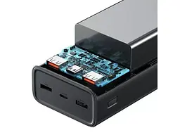 Зовнішній акумулятор (Power Bank) USAMS US-CD185 PB68 30000mAh 65W Black (ATXLOGTC01) - мініатюра 5