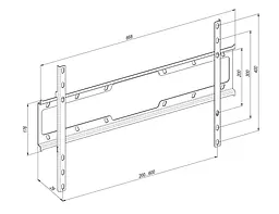 Кріплення ТВ фіксоване Simpler 68EP 40-80 KSL teh0013006 - мініатюра 5