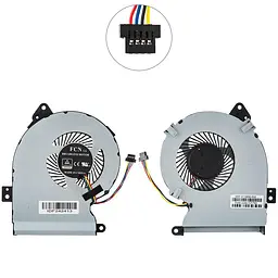 Вентилятор для ноутбука ASUS X540LA X540LJ X540YA X540SA X540SC R540S series DC 5V 0.5A 4pin (FCN DFS2004057S0T