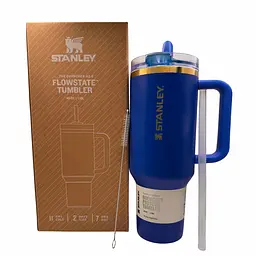 Термокухоль Stanley Quencher ProTour Flip Straw Tumbler з неіржавкої сталі 1,18 л Royal Blue KT7001934