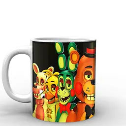 Кухоль GeekLand Five Nights At Freddys П'ять ночей з Фредді постер FN.02.064 330 мл білий - мініатюра 2
