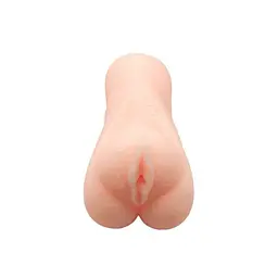 Мастурбатор-вагіна Wooomy Squeeezy Masturbator Vagina, м'які відкриті губи, 13.2х5.4 см - мініатюра 2