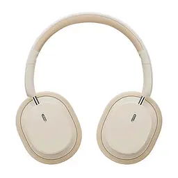 Бездротові накладні навушники Baseus Bowie D05 Wireless Headphones Creamy-white (NGTD020202) - мініатюра 2