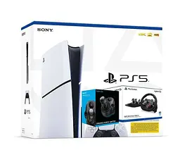 Ігрова консоль Sony PlayStation 5 Slim 1 ТБ + Кермо та педалі Logitech G29 Driving Force Racing Wheel + Важіль перемикання передач Logitech G Driving Force Shifter - мініатюра 8