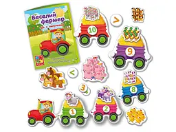 Гра з липучками VLADI TOYS "Веселий фермер" VT2100-13 - мініатюра 3