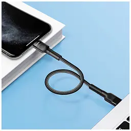 Дата кабель USB-C to Lightning 0.3m 3А black ColorWay (CW-CBPDCL054-BK) - мініатюра 8