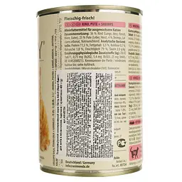 Вологий корм для котів Animonda Carny Adult Beef, Turkey + Shrimps, з яловичиною, індичкою та креветками, 400 г - мініатюра 5