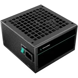 Блок живлення Deepcool 750 Вт PF750, Black, 80+ Standard, Active PFC, 12 см, 2xMolex/6xSATA/4x6+2-pin/2x4+4-pin/20+4-pin, захист: OPP/OVP/SCP/UVP, ATX12V V2.