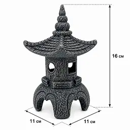 Декорація Hobby Maso Temple 11×11×16 см для акваріума і тераріуму (41729) - мініатюра 2