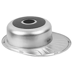 Кухонна мийка 570x450x160 мм + сифон Wezer 5745(06) Decor, Decor - мініатюра 3