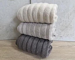 Набір турецьких махрових рушників Cestepe MicroCotton Premium 3 штуки 50x90 Ezgi 1 щільність 600 г/м2 - мініатюра 4