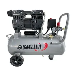 Компресор двоциліндровий безмасляний Sigma 1.1 кВт 160 л/хв 8 бар (7042521)