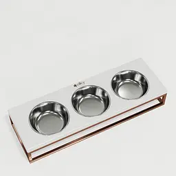 Hollky Base Bar — три миски на підставці (3 × 0,45 л) - мініатюра 6