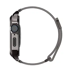 Чохол-ремінець Spigen Metal Fit Pro для Apple Watch 44/45mm Graphite (ACS04585) - мініатюра 7