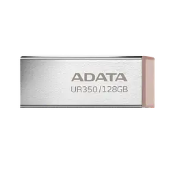 Флеш-накопичувач ADATA USB 3.2 UR 350 128Gb Silver/Beige (UR350-128G-RSR/BG)