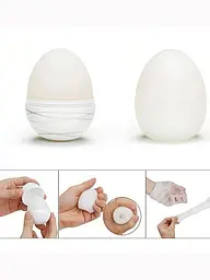Мастурбатор яйце Tenga EGG Babydoll Універсальний.. Коричневий EGG-006 - мініатюра 4