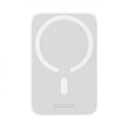 Зовнішній акумулятор Baseus MagSafe 6000mAh 20W (PPCX020002) білий - мініатюра 3
