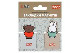Магнітні закладки для книг YES Miffy з висічкою, набір 2 шт. (708836)