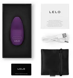 Мінівібратор для клітора LELO Lily 3 Dark Plum, 10 режимів, дуже потужний - мініатюра 4